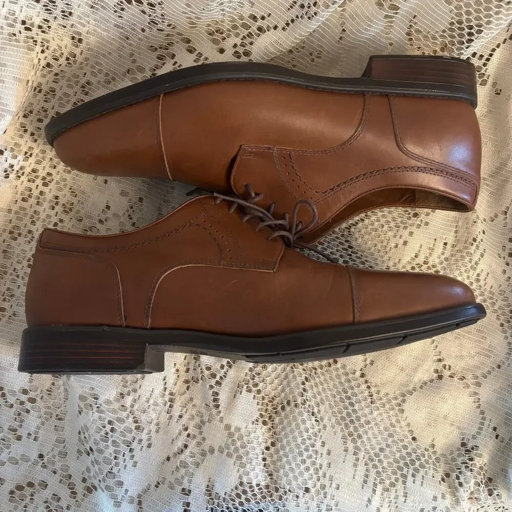 Johnston & Murphy XC4 Stanton Men's US 11 M Brown Venetian Leather Oxford Shoes